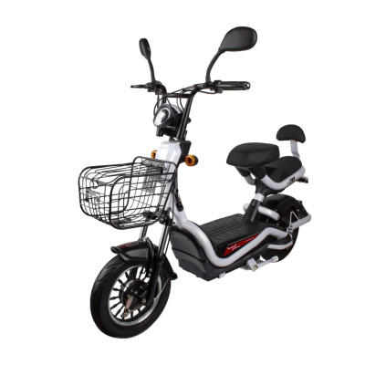 Электрический мопед R1 RACING Athena 500W/48V/20AH(DZM) (белый) Электрический мопед R1 RACING Athena 500W/48V/20AH(DZM) (белый)