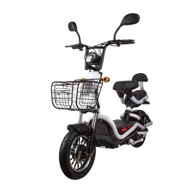 Электрический мопед R1 RACING Athena 500W/48V/20AH(DZM) (белый) Электрический мопед R1 RACING Athena 500W/48V/20AH(DZM) (белый)