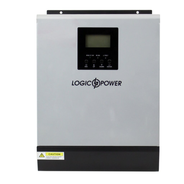 Гібридний сонячний інвертор (ДБЖ) LogicPower LPW-HMB-32615-3000VA (2400Вт) 24V 60A MPPT 60-115V
