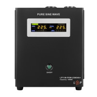 ДБЖ з правильною синусоїдою 24V LogicPower LPY-W-PSW-2500VA+(1800Вт)17A/31A для LiFePO4