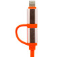 Кабель 2 в 1 USB - micro USB - Lightning micro USB - Lightning Or 1м оранжевый /Retail Кабель 2 в 1 USB - micro USB - Lightning micro USB - Lightning Or 1м оранжевый /Retail