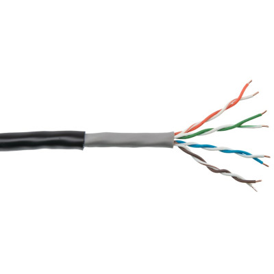 Кабель для наружной прокладки LogicPower LP CCA Cat.5e UTP 4x2x0.51 мм 305 м
