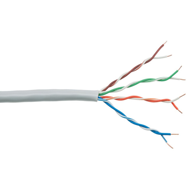 Кабель для внутренней прокладки LogicPower LP CCA Cat.5e UTP 4x2x0.48 мм 305 м