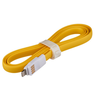 Кабель магнитный USB Lightning Y 1м желтый /Retail
