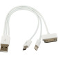 Кабель-перехідник USB 3-in-1 (Lightning, 30-pin, microUSB) (23см)