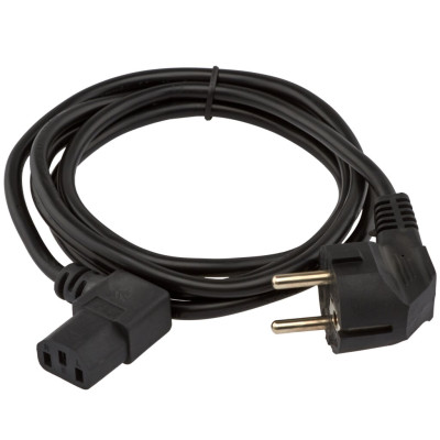 Кабель питания LogicPower LP CEE 7/4 - C13_1.8m_3x0,75mm2, 220V (прямой угол