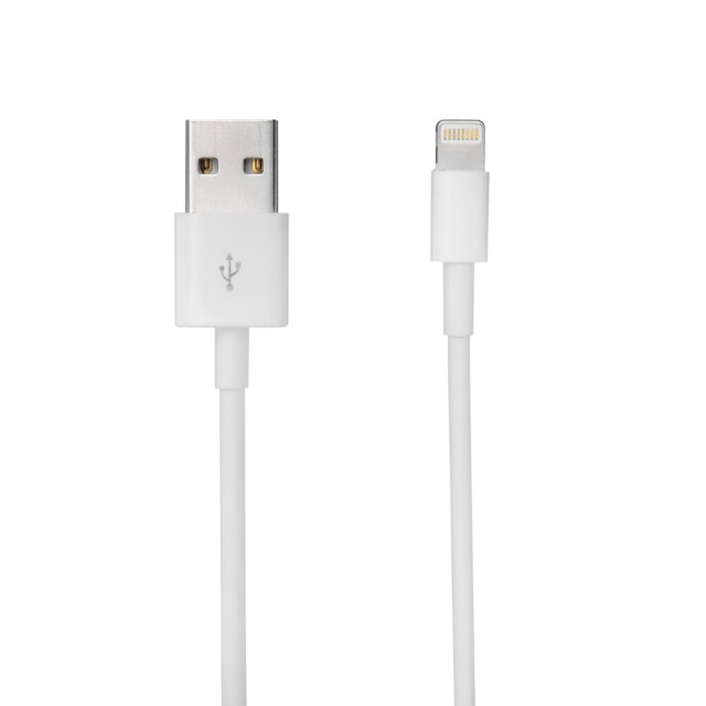 Кабель USB - Lightning Lightning 1м белый /Original Pac.
