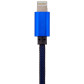 Кабель USB - Lightning USB - Lightning 1м Bl (метал. плетение) синий / Кабель USB - Lightning USB - Lightning 1м Bl (метал. плетение) синий /
