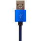 Кабель USB - Lightning USB - Lightning 1м Bl (метал. плетение) синий / Кабель USB - Lightning USB - Lightning 1м Bl (метал. плетение) синий /