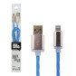 Кабель USB - Lightning USB - Lightning 1м Bl (силикон) синий / Retail Кабель USB - Lightning USB - Lightning 1м Bl (силикон) синий / Retail
