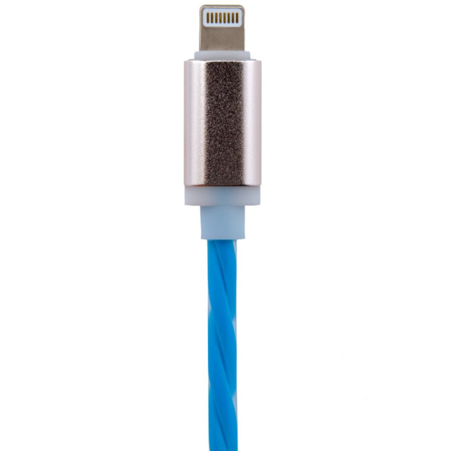 Кабель USB - Lightning USB - Lightning 1м Bl (силикон) синий / Retail Кабель USB - Lightning USB - Lightning 1м Bl (силикон) синий / Retail