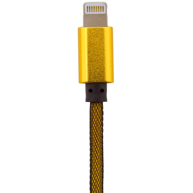 Кабель USB - Lightning USB - Lightning 1м G (метал. плетение) золотой /