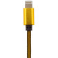 Кабель USB - Lightning USB - Lightning 1м G (метал. плетение) золотой /