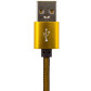 Кабель USB - Lightning USB - Lightning 1м G (метал. плетение) золотой /