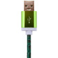 Кабель USB - Lightning 1м Gr (кожа) зеленый / Retail Кабель USB - Lightning 1м Gr (кожа) зеленый / Retail