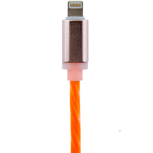 Кабель USB - Lightning USB - Lightning 1м Or (силикон) оранжевый / Ret