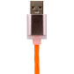 Кабель USB - Lightning USB - Lightning 1м Or (силикон) оранжевый / Ret