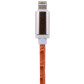 Кабель USB - Lightning USB - Lightning 1м P (кожа) розовый / Retail