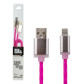 Кабель USB - Lightning 1м R-P (силикон) красно-розовый / Retail Кабель USB - Lightning 1м R-P (силикон) красно-розовый / Retail