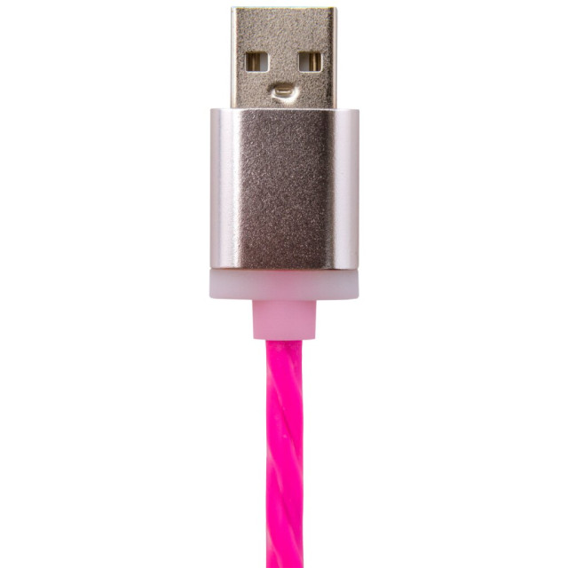Кабель USB - Lightning 1м R-P (силикон) красно-розовый / Retail Кабель USB - Lightning 1м R-P (силикон) красно-розовый / Retail