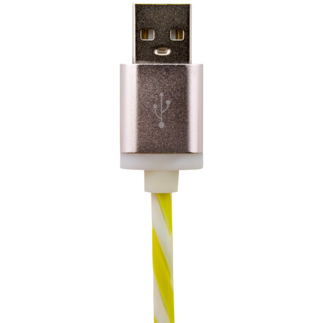 Кабель USB - Lightning 1м W-Gr (силикон) бело-зеленый / Retail Кабель USB - Lightning 1м W-Gr (силикон) бело-зеленый / Retail