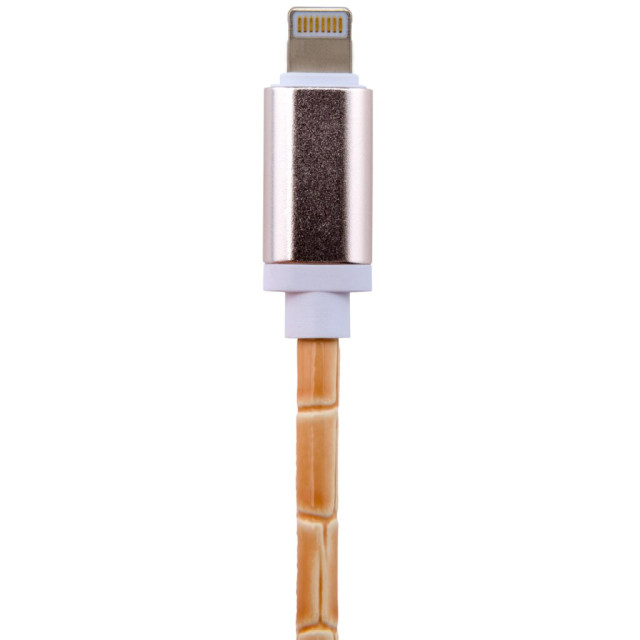 Кабель USB - Lightning 1м W (кожа) белый / Retail Кабель USB - Lightning 1м W (кожа) белый / Retail