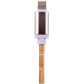 Кабель USB - Lightning 1м W (кожа) белый / Retail Кабель USB - Lightning 1м W (кожа) белый / Retail