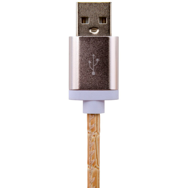Кабель USB - Lightning 1м W (кожа) белый / Retail Кабель USB - Lightning 1м W (кожа) белый / Retail