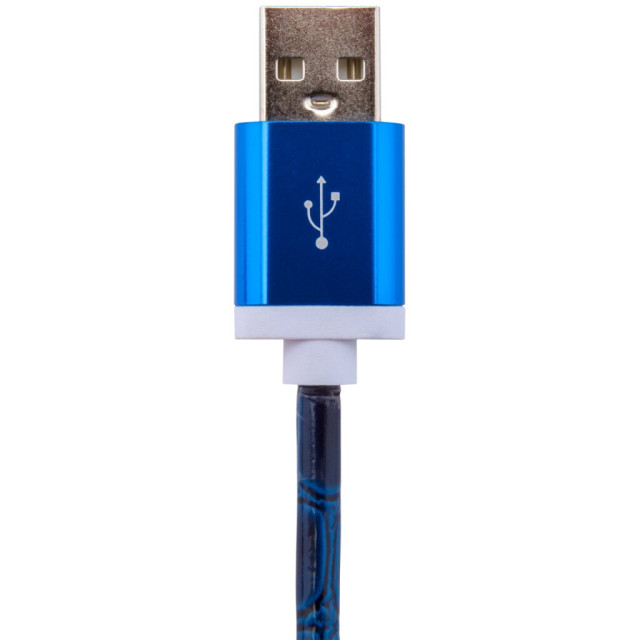 Кабель USB - micro USB USB - micro USB 1м Bl (кожа) синий / Retail Кабель USB - micro USB USB - micro USB 1м Bl (кожа) синий / Retail