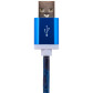 Кабель USB - micro USB USB - micro USB 1м Bl (кожа) синий / Retail Кабель USB - micro USB USB - micro USB 1м Bl (кожа) синий / Retail