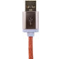 Кабель USB - micro USB 1м P (кожа) розовый / Retail