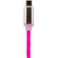 Кабель USB - micro USB 1м R-P (силикон) красно-розовый