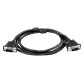 Кабель VGA-2.0BK 2 м черный (с двумя ферритовыми кольцами)
