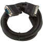 Кабель VGA-2.0BK 2 м черный (с двумя ферритовыми кольцами)