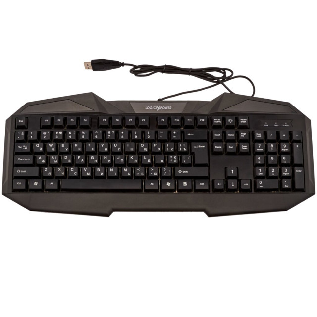 Клавіатура LogicPower LP-KB 050, USB с ПОДСВЕТКОЙ КЛАВИШ