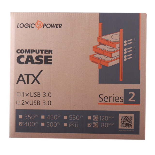 Комп'ютерний корпус LogicPower LP 2010 БЕЗ БП