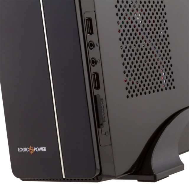 Комп'ютерний корпус LogicPower LP S601 BS 400W Slim