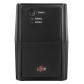Комплект ДБЖ LogicPower LPM-825VA-P (577Вт) + мережевий фільтр PREMIUM LogicPower LP-X5 2 м Black (3520Вт)