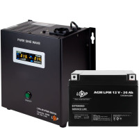 Комплект резервного живлення для котла LogicPower ДБЖ + AGM батарея (UPS 500VA + АКБ AGM 330W) Комплект резервного живлення для котла LogicPower ДБЖ + AGM батарея (UPS 500VA + АКБ AGM 330W)