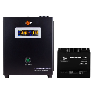 Комплект резервного питания для котла LogicPower ИБП + AGM батарея (UPS A500 + АКБ AGM 235W) Комплект резервного питания для котла LogicPower ИБП + AGM батарея (UPS A500 + АКБ AGM 235W)