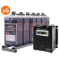 Комплект резервного живлення для підприємств ДБЖ + OPzS батарея (UPS W1000 + АКБ OPzS 3860W)