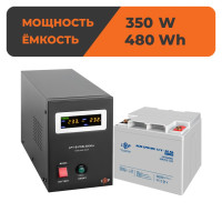 Комплект резервного питания ИБП + мультигелевая батарея (UPS B500 + АКБ MG 480Wh)