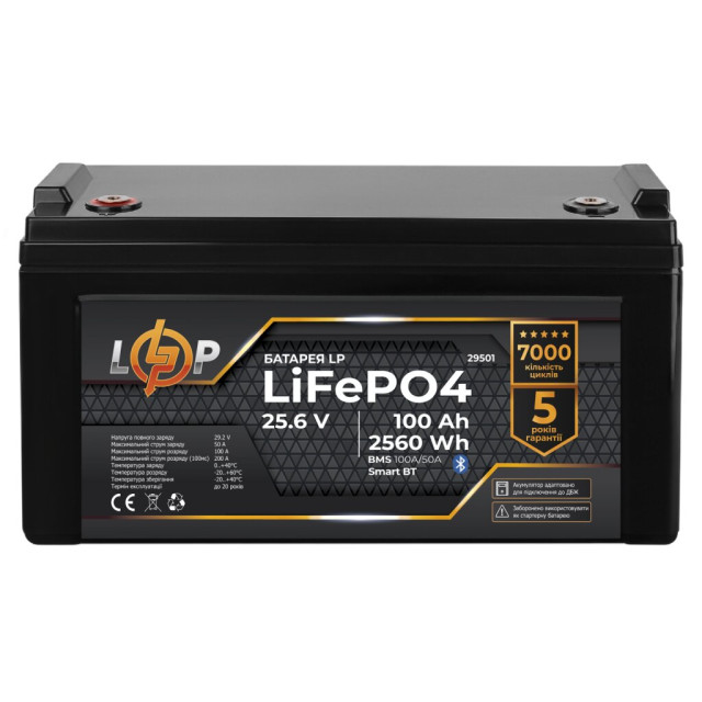 Комплект СЕС 2.5kW АКБ 2.560kWh (літій) 100 Ah Преміум