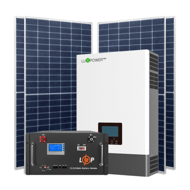 Комплект СЕС 5kW АКБ11.7kWh (літій) 230 Ah Преміум