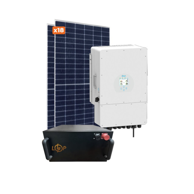 Комплект СЕС DEYE for LogicPower LP 8 kW GRID 3Ф з АКБ 8,1 kWh