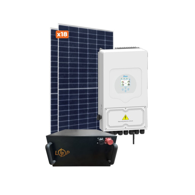 Комплект СЕС DEYE for LogicPower LP 8 kW GRID АКБ 8,1 kWh