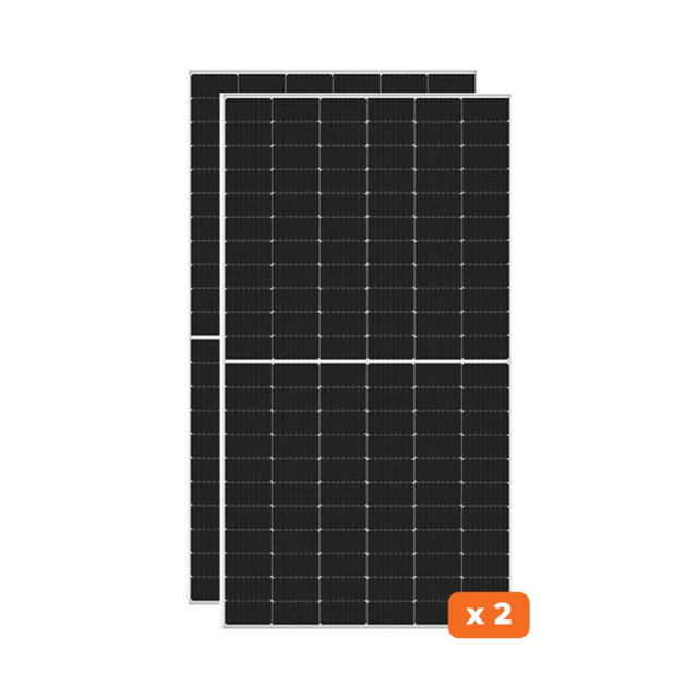 Комплект сонячних панелей для СЕС 1 kW (панель 550W 35 профіль монокристал)