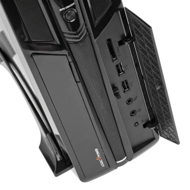 Корпус LogicPower LP S603 BK 400W Slim, встроенная акустика