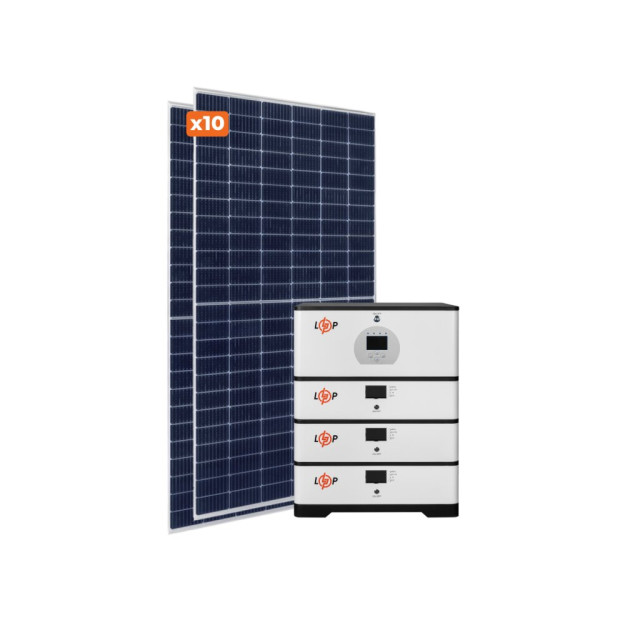 Обладнання для сонячної електростанції (СЕС) Elite 5 kW АКБ 15 kWh LiFePO4 100 Ah Обладнання для сонячної електростанції (СЕС) Elite 5 kW АКБ 15 kWh LiFePO4 100 Ah