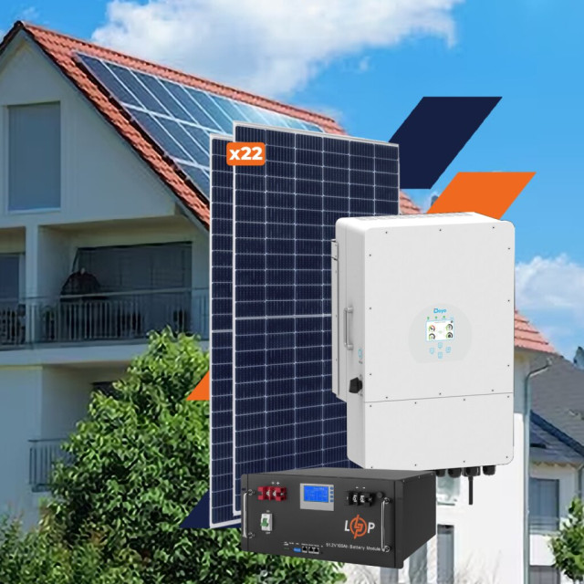 Обладнання для сонячної електростанції (СЕС) Преміум 12 kW АКБ 11,8 kWh LiFePO4 230 Ah Обладнання для сонячної електростанції (СЕС) Преміум 12 kW АКБ 11,8 kWh LiFePO4 230 Ah